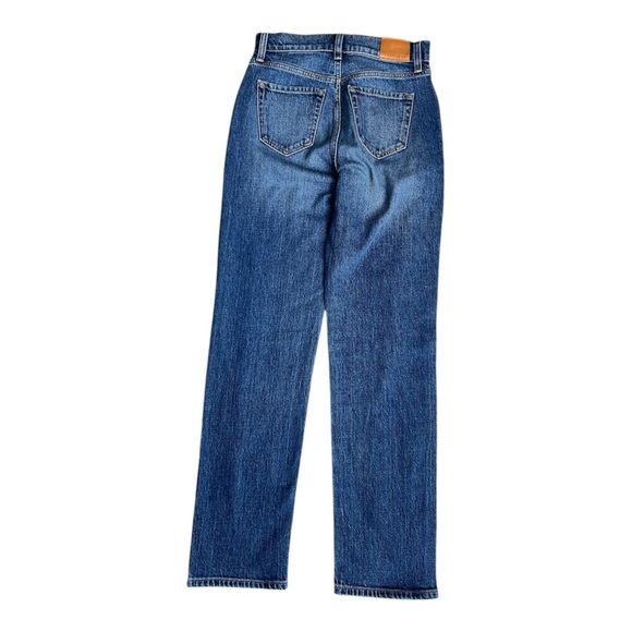 Evereve like new straight leg blue jeans size 24 - Picture 7 of 8